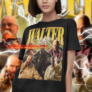 WALTER WHITE Vintage Shirt, Walter White Homage Tshirt, Walter White Fan Tees, Walter White Retro 90s Sweater, Walter White Merch Gift