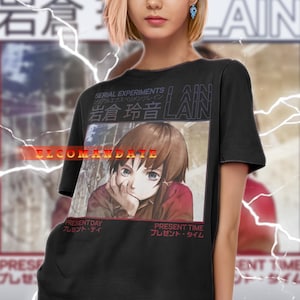 SERIAL EXPERIMENT LAIN Shirt, Serial Experiment Lain Vintage Shirt, Serial Experiment Lain Retro 90s Tshirt, Experiment Lain Bootleg Tee