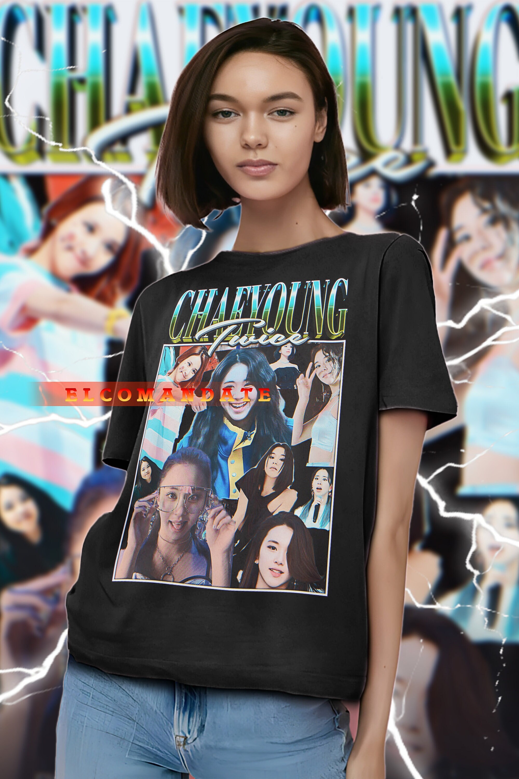 【新品未使用】TWICE CHAEYOUNG ユニフォームシャツ TWICE ユニフォームシャツ チェヨン タレントグッズ