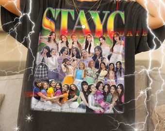 Stayc Teddy Bear T-shirt, Stayc World Tour 2025 Shirt, Stayc