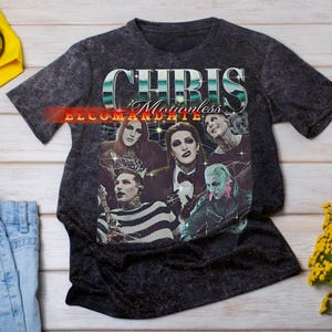 CHRIS MOTIONLESS Shirt, Chris Motionless Vintage Shirt, Chris Motionless Retro 90s Tshirt, Chris Motionless Bootleg Tee image 4