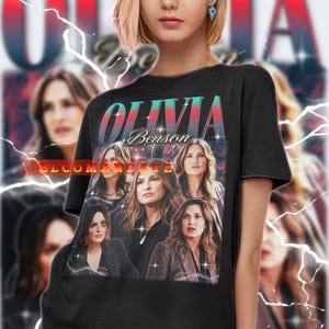 OLIVIA BENSON Shirt, Olivia Benson Vintage Shirt, Olivia Benson Retro 90s Tshirt, Olivia Benson Bootleg Tee, Olivia Benson Sweater