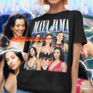 MAYA JAMA Homage Shirt, Maya Jama Retro Shirt, Maya Jama 90s Tshirt, Maya Jama Bootleg Tee, Maya Jama Fan Tee