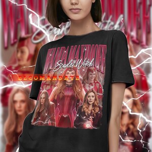 WANDA MAXIMOFF Shirt, SCARLET Witch Vintage Shirt, Wanda Maximoff Retro 90s Tshirt, Wanda Maximoff Sweatshirt, Wanda Maximoff Longsleeve