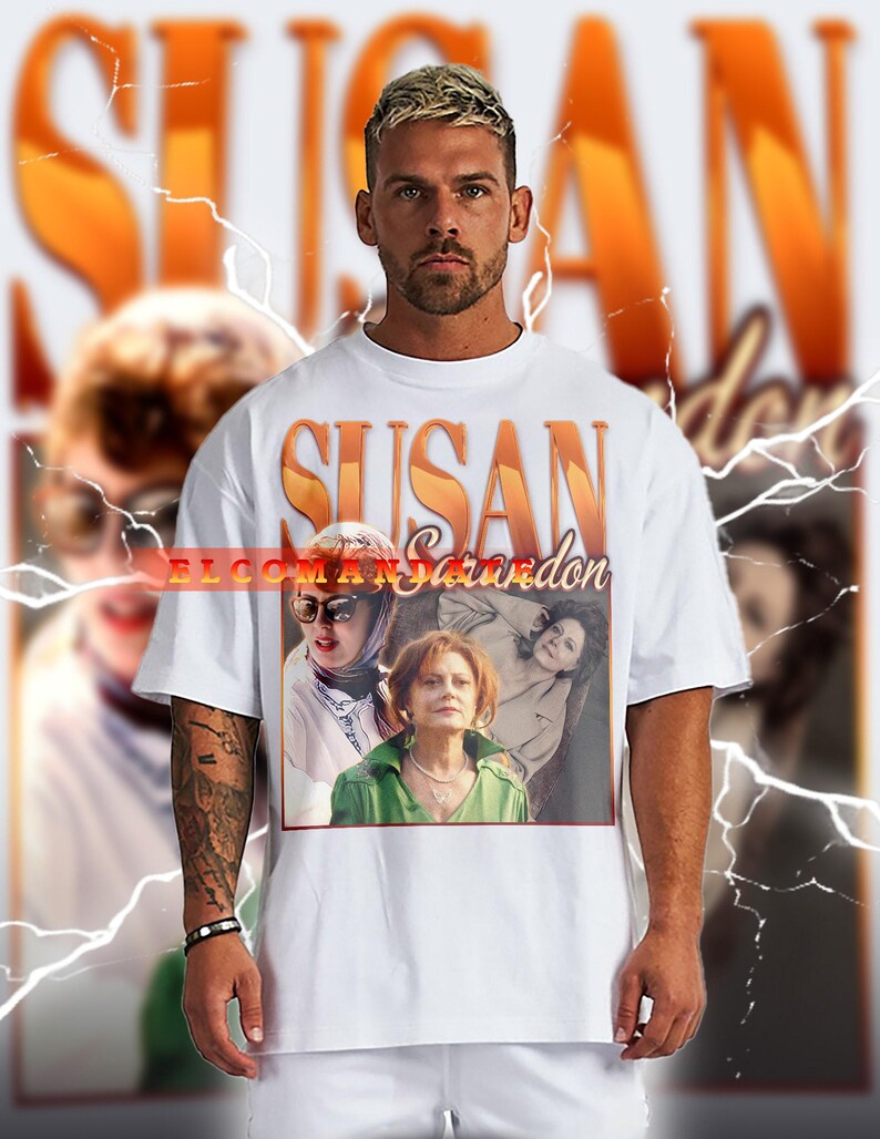 Susan Roshan Merch SUSAN SARANDON Fan Tees, Susan Sarandon Retro 90s Sweater, Susan ...