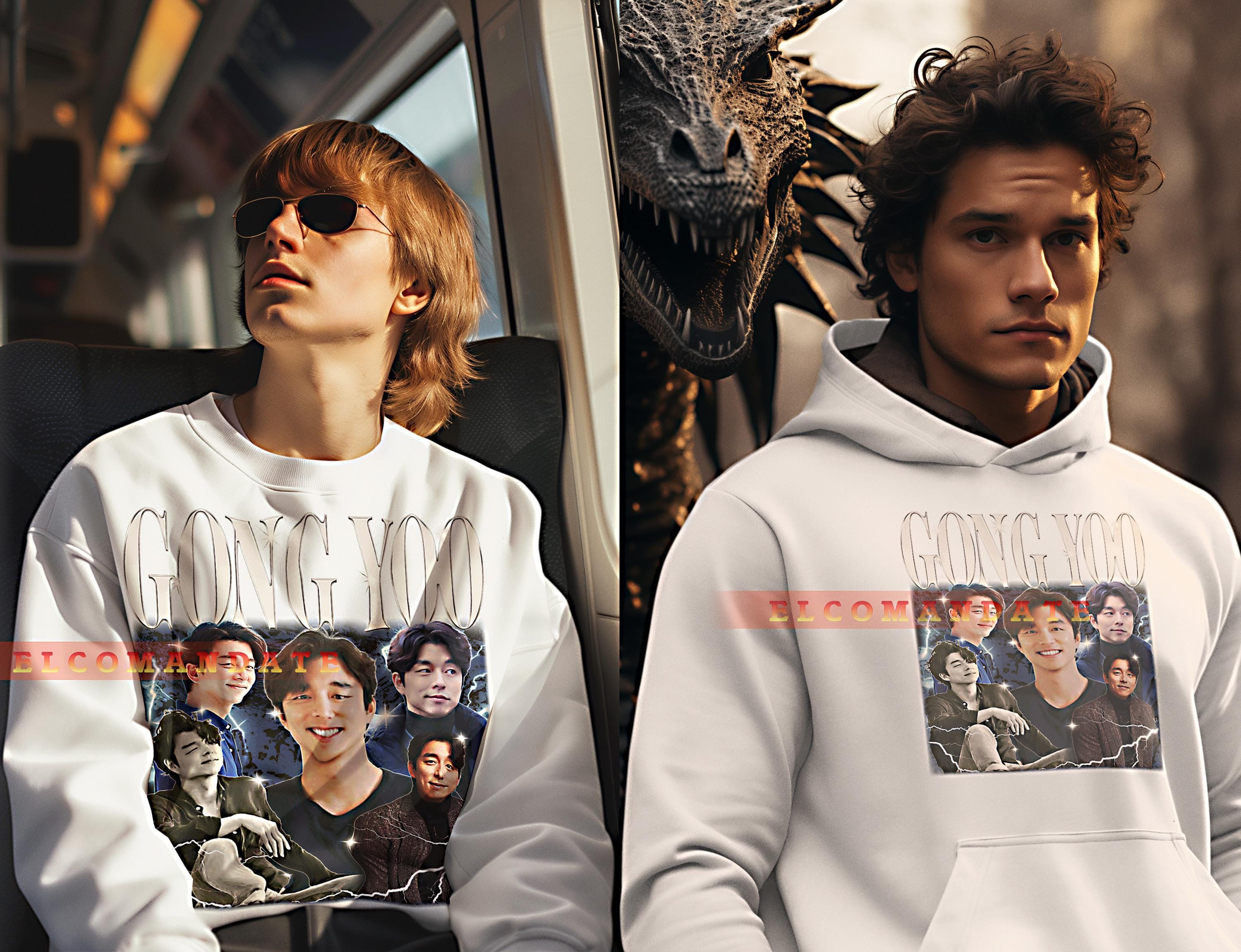 コン・ユ Tシャツ、コン・ユ 長袖、コン・ユ レトロシャツ、コン・ユ