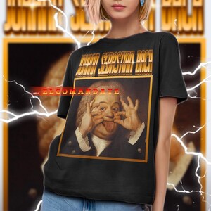 JOHANN SEBASTIAN BACH Shirt, Johann Sebastian Bach Vintage Shirt, Johann Bach Retro 90s Tshirt, Johann Bach Bootleg Tee, Johann Bach Sweater