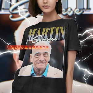 SCORSESE Vintage Tshirt, MARTIN SCORSESE Retro Shirt, Martin Scorsese Fan Tees, Martin Scorsese Retro 90s Sweater, Martin Scorsese Gift