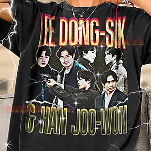 Lee Dong Sik And Han Joo Won Bootleg Shirt, Dong Sik & Joo Won Retro Tees, Small Town Secrets T-Shirt, Partner Suspense Longsleeve