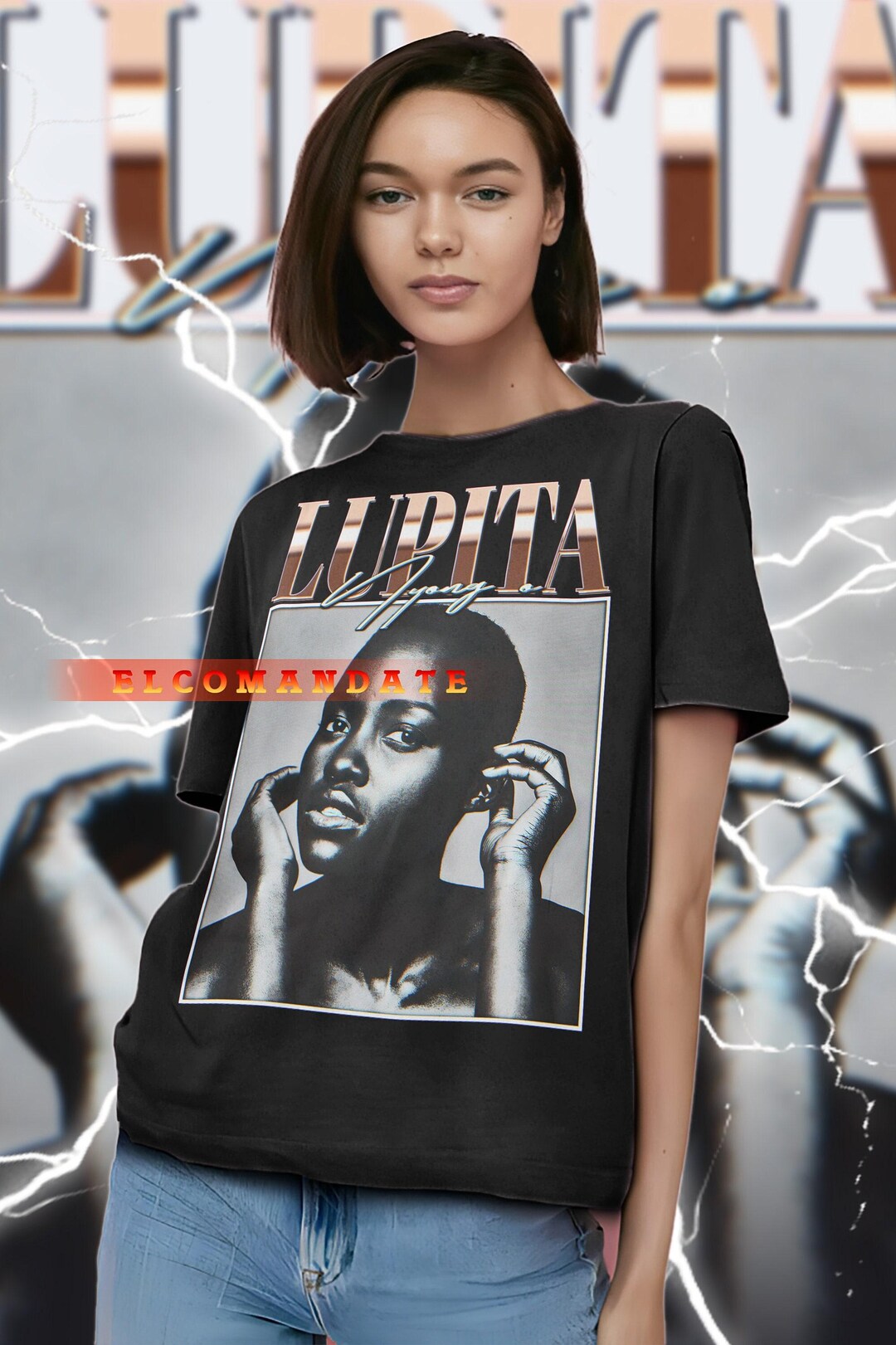 Retro LUPITA NYONG'O Vintage Shirt, Lupita Nyong'o Tshirt, Lupita Nyong ...