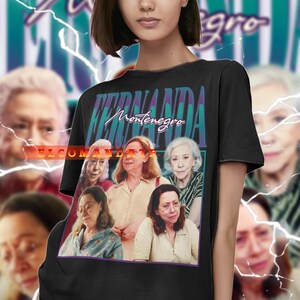 FERNANDA MONTENEGRO Vintage Shirt, Fernanda Montenegro Homage Tshirt, Fernanda Montenegro Fan Tees, Fernanda Montenegro Retro 90s Sweater