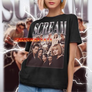 SCREAM Shirt, Scream Vintage Shirt, Scream Retro 90s Tshirt, Bootleg Tee, Scream Sweater, Ghostface Killer, Horror Movie Classic, Wes Craven