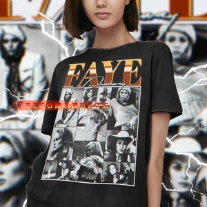 FAYE DUNAWAY Homage Shirt, Faye Dunaway Vintage Tshirt, Faye Dunaway Fan Tees, Faye Dunaway Retro 90s Sweater, Faye Dunaway Merch Gift