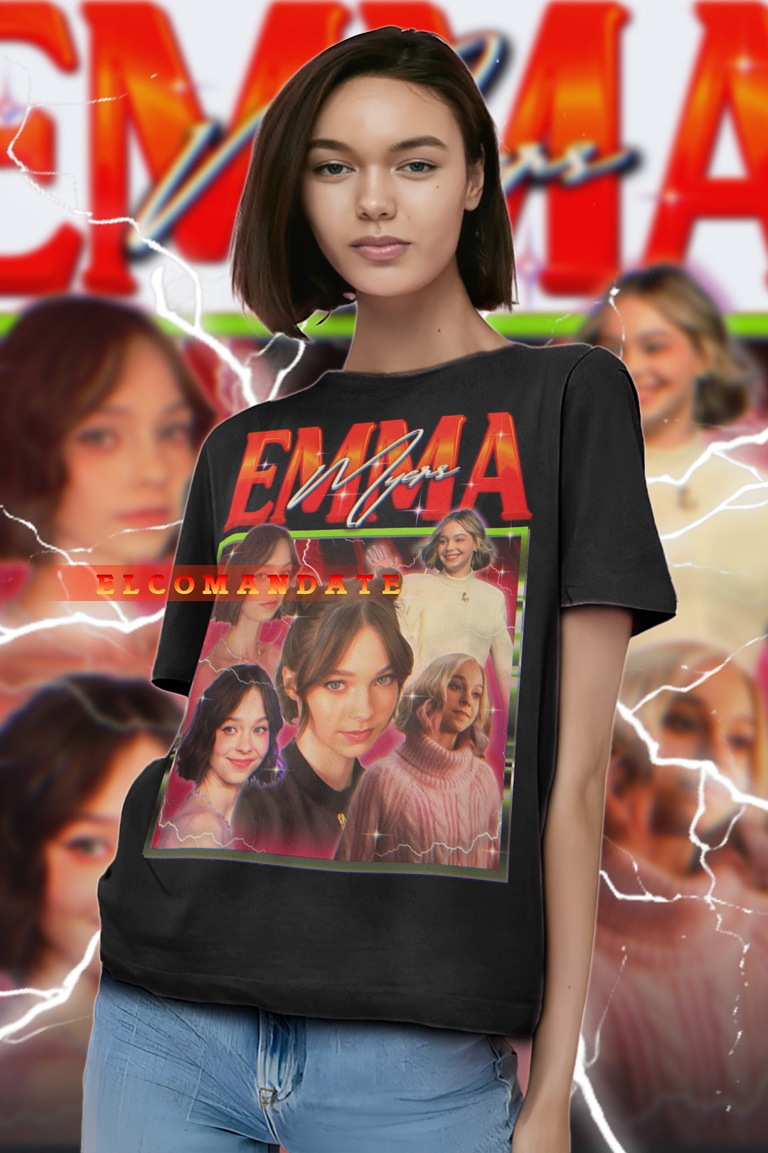 EMMA MYERS Vintage Shirt Emma Myers Homage Tshirt Emma Myers Fan Tees EMMA MYERS Vintage Shirt Emma Myers Homage Tshirt Emma Myers Fan Tees