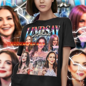 LINDSAY LOHAN Vintage Shirt, Lindsay Lohan Homage Tshirt, Lindsay Lohan Fan Tees, Lindsay Lohan Retro 90s Sweater, Lindsay Lohan Merch Gift