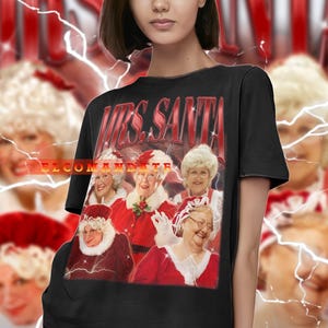 MRS SANTA Vintage Shirt, Mrs Santa Homage Tshirt, Mrs Santa Fan Tees, Mrs Santa Retro 90s Sweater, Mrs Santa Merch Gift, Mrs Santa