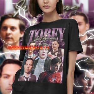 TOBEY MAGUIRE Vintage Shirt, Tobey Maguire Homage Tshirt, Tobey Maguire Fan Tees, Tobey Maguire Retro 90s Sweater, Tobey Maguire Merch Gift