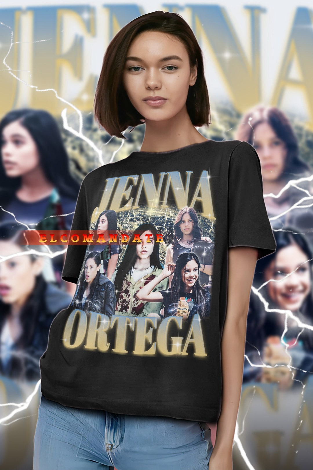 JENNA ORTEGA Vintage Shirt, Jenna Ortega Homage Tshirt, Jenna Ortega ...
