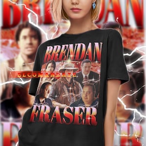 BRENDAN FRASER Shirt, Brendan Fraser Vintage Shirt, Brendan Fraser Retro 90s Tshirt, Brendan Fraser Sweatshirt, Brendan Fraser Longsleeve