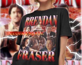 BRENDAN FRASER Shirt, Brendan Fraser Vintage Shirt, Brendan Fraser Retro 90s Tshirt, Brendan Fraser Sweatshirt, Brendan Fraser Longsleeve
