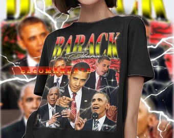 BARACK OBAMA Shirt, Barack Obama Vintage Shirt, Barack Obama Retro 90s Tshirt, Barack Obama Sweatshirt, Barack Obama Longsleeve