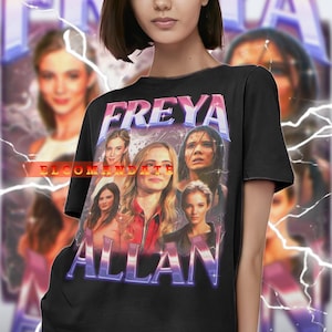 Koszula FREYA ALLAN, koszula Freya Allan Vintage, koszulka Freya Allan Retro 90s, bluza Freya Allan, długi rękaw Freya Allan
