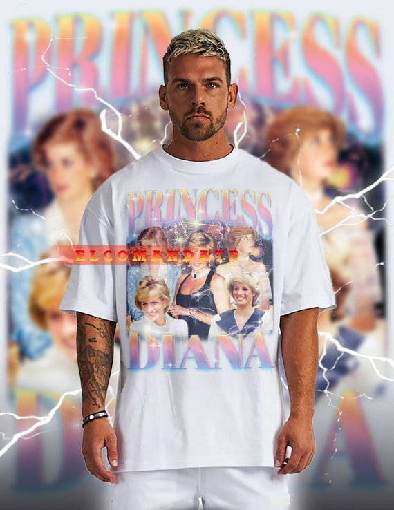 PRINCESS DIANA Vintage Shirt, Princess Diana Homage Tshirt