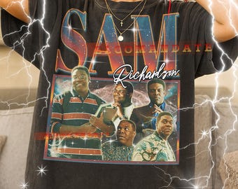 Camiseta pirata de Sam Richardson, camiseta vintage de Sam Richardson, camiseta de los 90 de Sam Richardson, camiseta retro de Sam Richardson, actor estrella de comedia