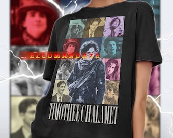 Koszula Timothée Chalamet Vintage, koszulka Timothée Chalamet w stylu retro z lat 90., koszulka Timothée Chalamet Bootleg