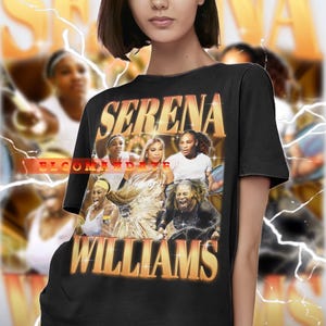 SERENA WILLIAMS Vintage Shirt, Serena Williams Homage Tshirt, Serena Williams Fan Tees, Serena Williams Retro 90s Sweater, Serena Williams