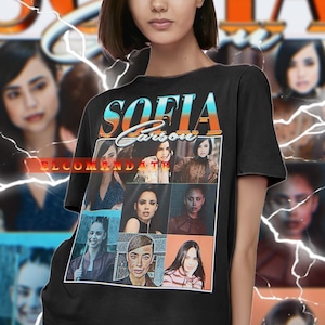 SOFIA CARSON Vintage Shirt, Sofia Carson Homage Tshirt, Sofia Carson Fan Tees, Sofia Carson Retro 90s Sweater, Sofia Carson Merch Gift
