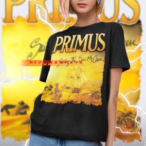 Camiseta PRIMUS, camiseta vintage Primus, camiseta retro Primus de los 90, camiseta pirata Primus, suéter Primus, Les Claypool, navegando por los mares del queso