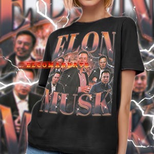 Retro Elon Musk Tee, SpaceX Bootleg Shirt, 90s Government Efficiency T-Shirt, Elon Musk Sweater