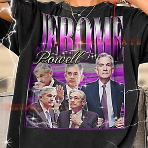 JEROME POWELL Bootleg Shirt, Jerome Powell Retro Tees, Fed Boss T-Shirt, Inflation Talk Longsleeve, Jerome Vintage Sweater