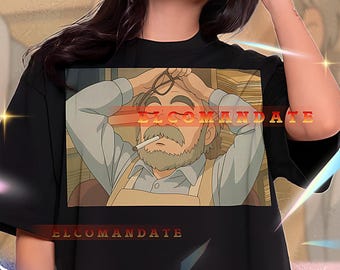 Ghibli Meme Hayao Miyazaki Shirt, Ghibli Style Art 90s, Ghibli Style Art Retro, Ghibli Style Art Vintage, Artistic Anime Tee