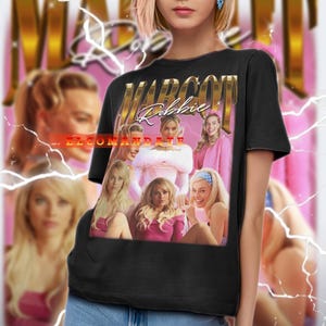 MARGOT ROBBIE Bootleg Shirt, Margot Robbie Vintage Shirt, Margot Robbie Retro 90s Tshirt, Margot Robbie Bootleg Tee, Margot Robbie Sweater