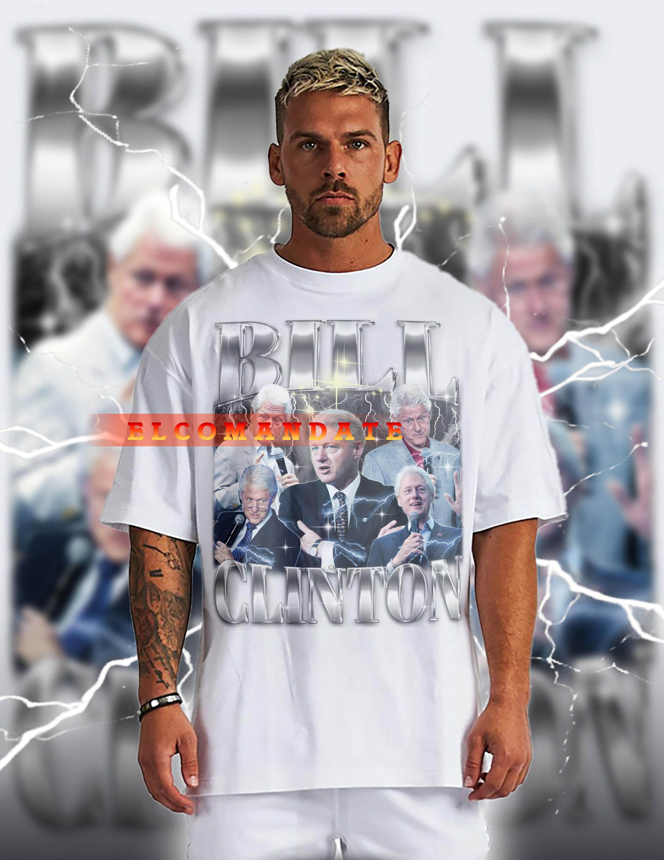 BILL CLINTON Vintage Shirt, Bill Clinton Homage Tshirt, Bill