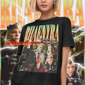 RHAENYRA TARGARYEN Shirt, Rhaenyra Targaryen Vintage Shirt, Rhaenyra Targaryen Retro 90s Tshirt, Rhaenyra Targaryen Bootleg Tee