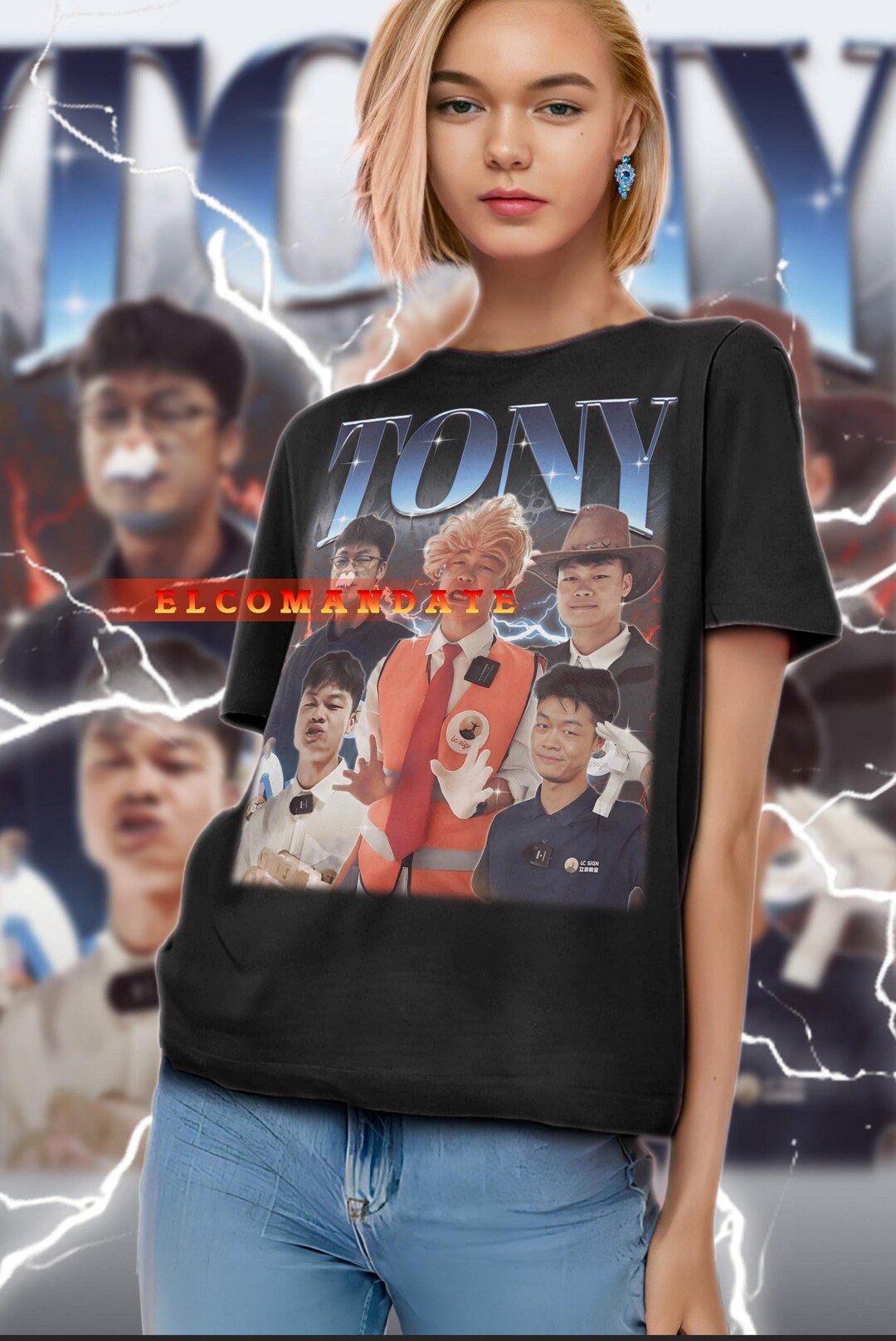 TONY LCSIGN Shirt, Tony Lcsign Vintage Shirt, Tony LED Sweater, What's ...