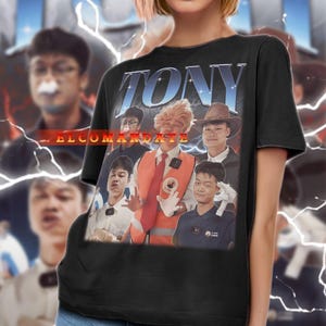 Camiseta TONY LCSIGN, camiseta vintage Tony LcSign, suéter LED Tony, ¿Qué pasa, colega?, estrella de Internet, Tony Lc Sign, camiseta Lc Sign, camiseta Lc Sign