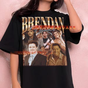 BRENDAN FRASER Shirt, Brendan Fraser Vintage Shirt, Brendan Fraser Retro 90s Tshirt, Brendan Fraser Bootleg Tee, Brendan Fraser Sweater