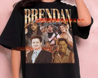 BRENDAN FRASER Shirt, Brendan Fraser Vintage Shirt, Brendan Fraser Retro 90s Tshirt, Brendan Fraser Bootleg Tee, Brendan Fraser Sweater