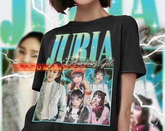 Camiseta JURIA Xtraordinary Girls, Camiseta Xtraordinary Girls, Merchandising de Juria, Camiseta Juria, Camiseta de grupo femenino, Camiseta de fan de Kpop, XG Girls
