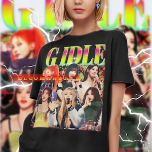 GI-DLE Shirt, (G)I-dle Vintage Shirt, (G)I-dle Retro 90er Jahre Tshirt, (G)I-dle Bootleg Tee, (G)I-dle Pullover, I Love Album Shirt