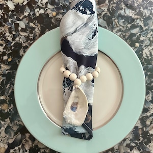 Oyster Shell Napkin Rings