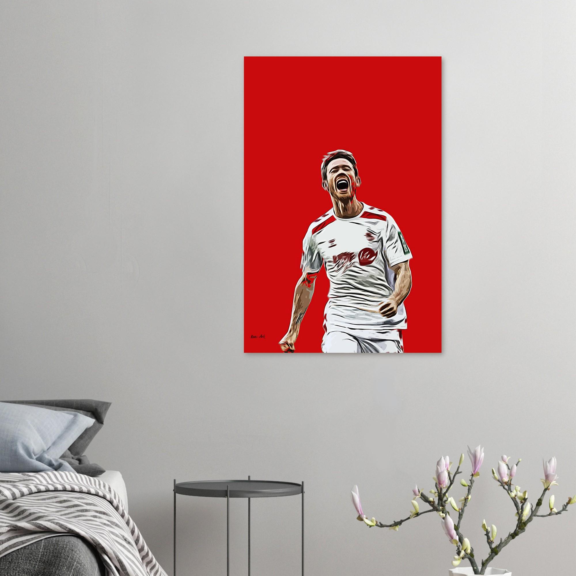 Cologne Football Fan Poster - Kainz Illustration, Gift Idea for Fans - Vibrant Colors in Giclée Print