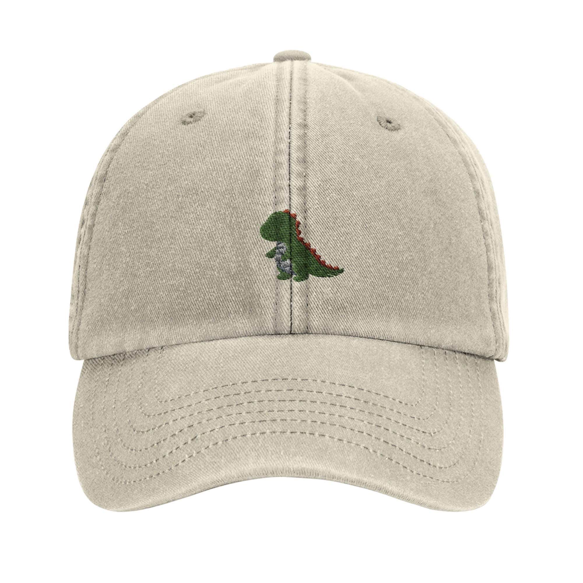 Dinosaurier Cap Für Jungen - T-Rex Basecap Mit Patch, Verstellbar Bis 54cm
