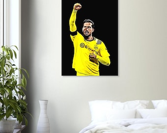 German footballer, Dortmund, captain, Ruhr area, Bundesliga, poster, gift idea, sport, footballer, football fan
