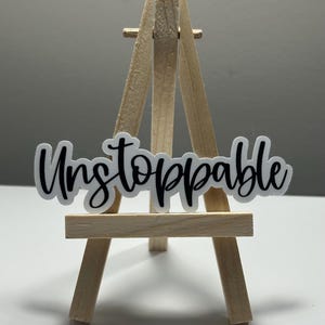 Unaufhaltsame, selbstsichere Aufkleber, Selbstliebe Aufkleber, Positivitätsaufkleber, wasserdichte Aufkleber