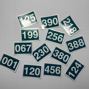 Spelersnummer patches stickers, inktvisspellen, uniformpatches, inktvisspelstickers, schattige stickers, waterdichte stickers